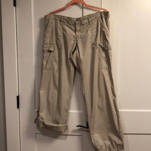 Maternity cargo chinos